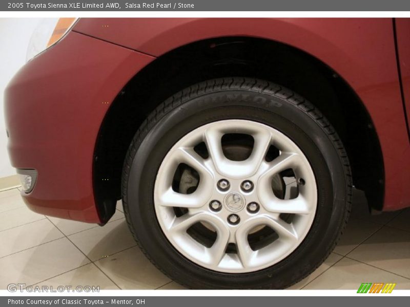 Salsa Red Pearl / Stone 2005 Toyota Sienna XLE Limited AWD