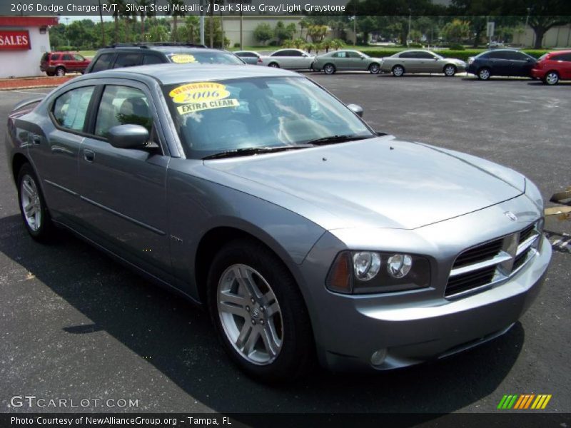 Silver Steel Metallic / Dark Slate Gray/Light Graystone 2006 Dodge Charger R/T