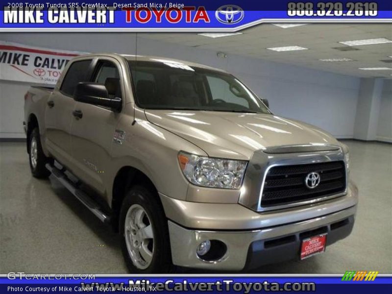 Desert Sand Mica / Beige 2008 Toyota Tundra SR5 CrewMax