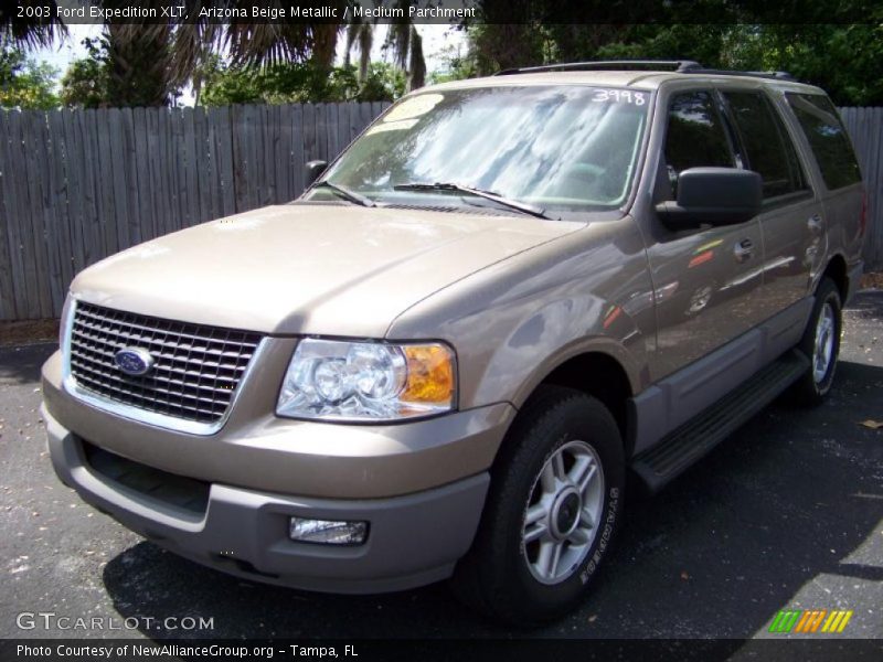 Arizona Beige Metallic / Medium Parchment 2003 Ford Expedition XLT