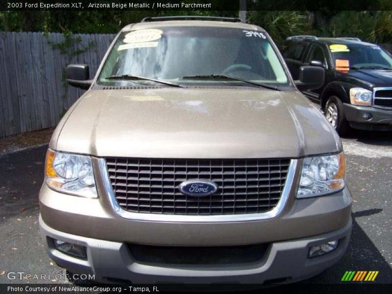 Arizona Beige Metallic / Medium Parchment 2003 Ford Expedition XLT