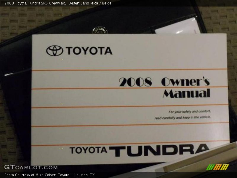 Desert Sand Mica / Beige 2008 Toyota Tundra SR5 CrewMax