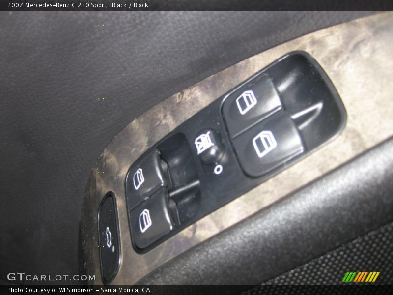 Black / Black 2007 Mercedes-Benz C 230 Sport