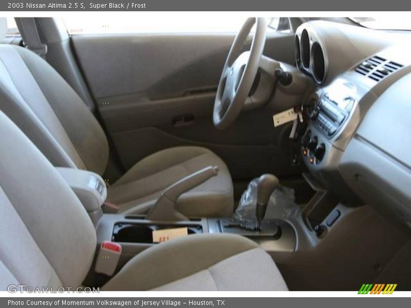 Super Black / Frost 2003 Nissan Altima 2.5 S