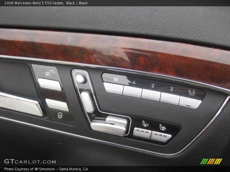 Black / Black 2008 Mercedes-Benz S 550 Sedan