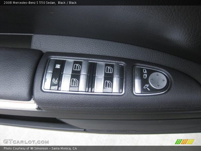 Black / Black 2008 Mercedes-Benz S 550 Sedan