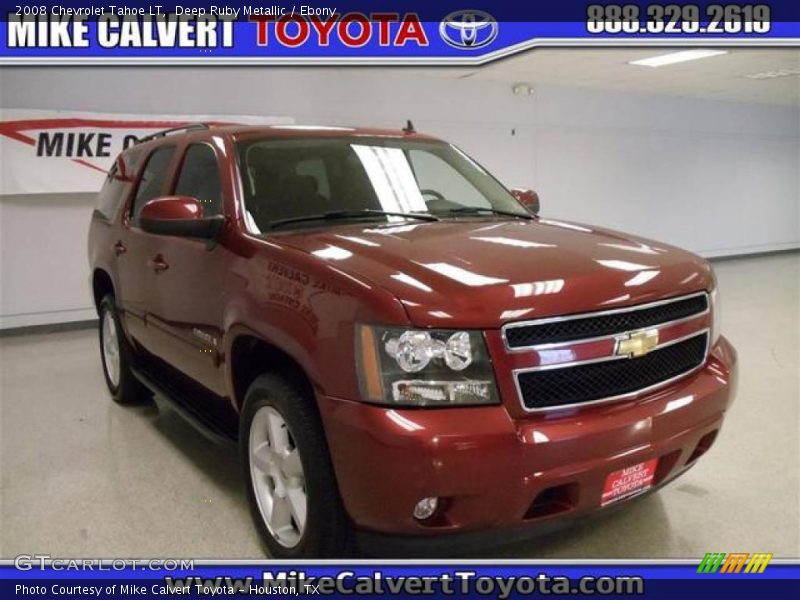 Deep Ruby Metallic / Ebony 2008 Chevrolet Tahoe LT
