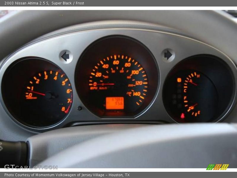 Super Black / Frost 2003 Nissan Altima 2.5 S