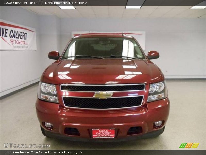 Deep Ruby Metallic / Ebony 2008 Chevrolet Tahoe LT