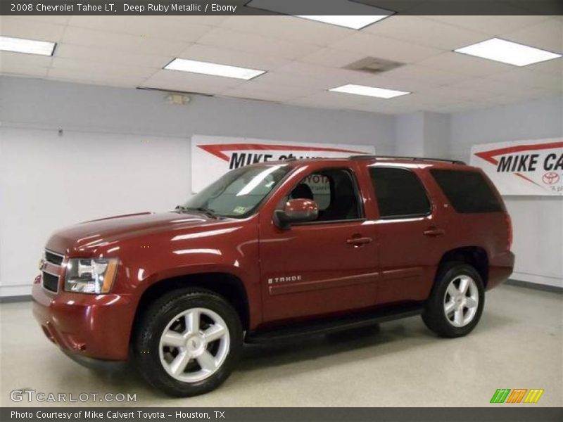 Deep Ruby Metallic / Ebony 2008 Chevrolet Tahoe LT