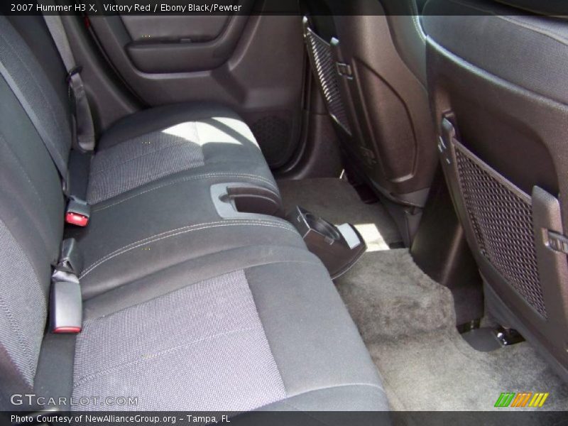 Victory Red / Ebony Black/Pewter 2007 Hummer H3 X