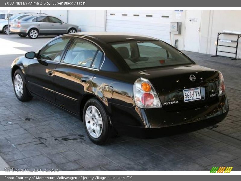 Super Black / Frost 2003 Nissan Altima 2.5 S