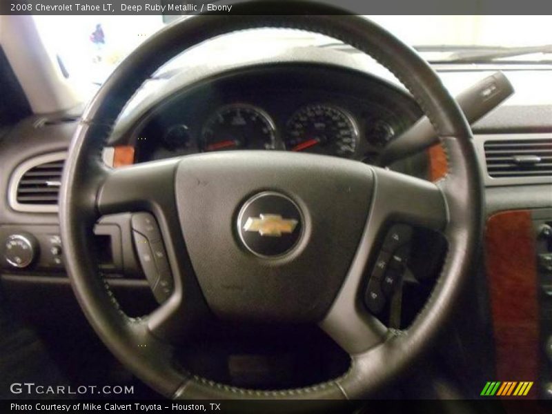 Deep Ruby Metallic / Ebony 2008 Chevrolet Tahoe LT