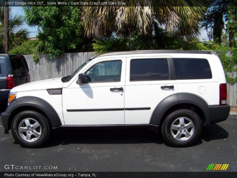 Stone White / Dark Slate Gray/Light Slate Gray 2007 Dodge Nitro SXT