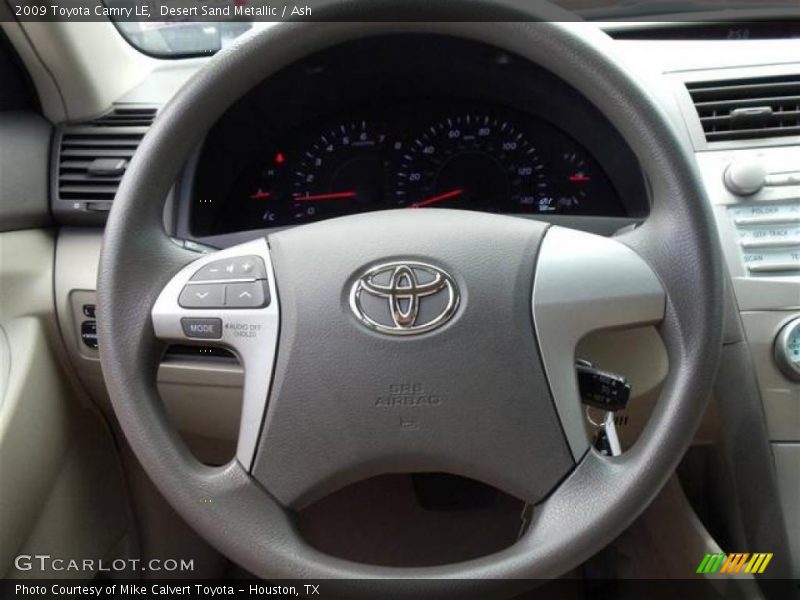 Desert Sand Metallic / Ash 2009 Toyota Camry LE