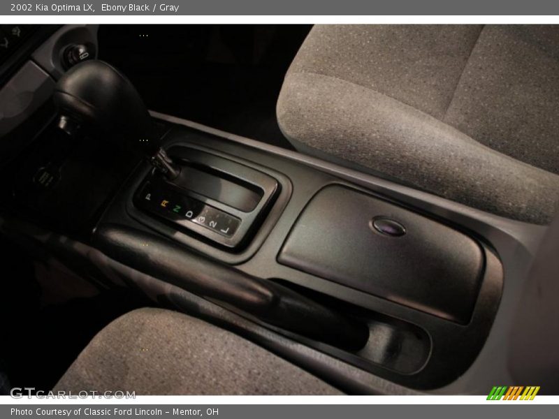 Ebony Black / Gray 2002 Kia Optima LX