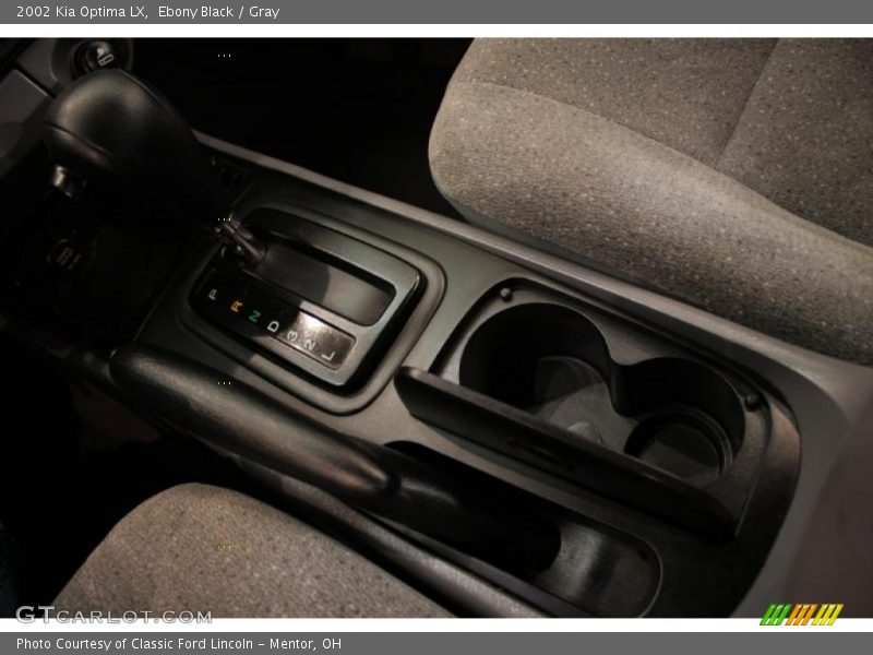 Ebony Black / Gray 2002 Kia Optima LX