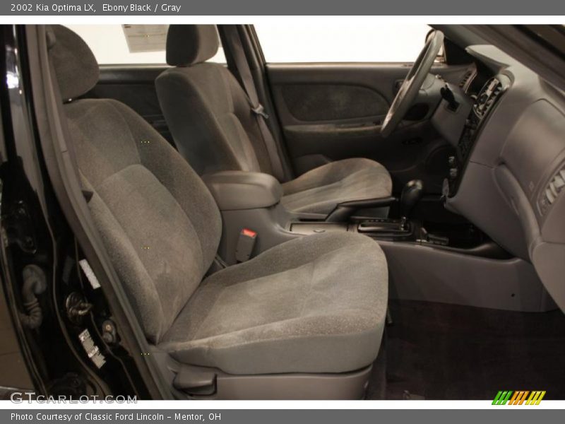 Ebony Black / Gray 2002 Kia Optima LX