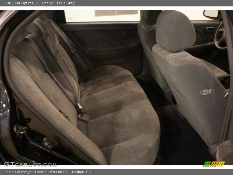 Ebony Black / Gray 2002 Kia Optima LX