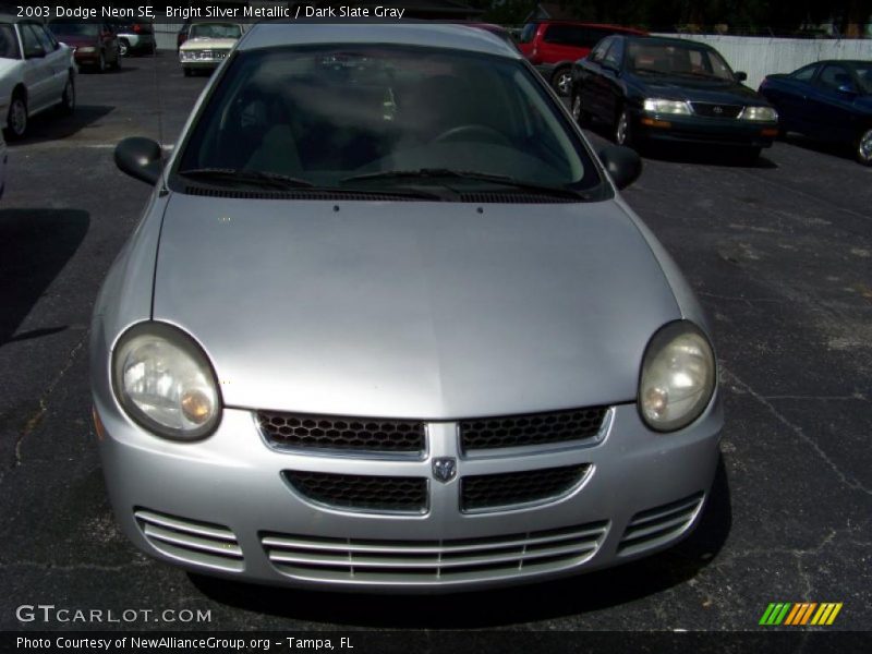 Bright Silver Metallic / Dark Slate Gray 2003 Dodge Neon SE