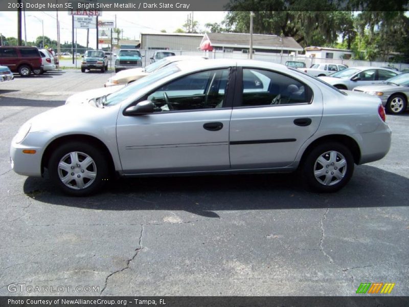 Bright Silver Metallic / Dark Slate Gray 2003 Dodge Neon SE