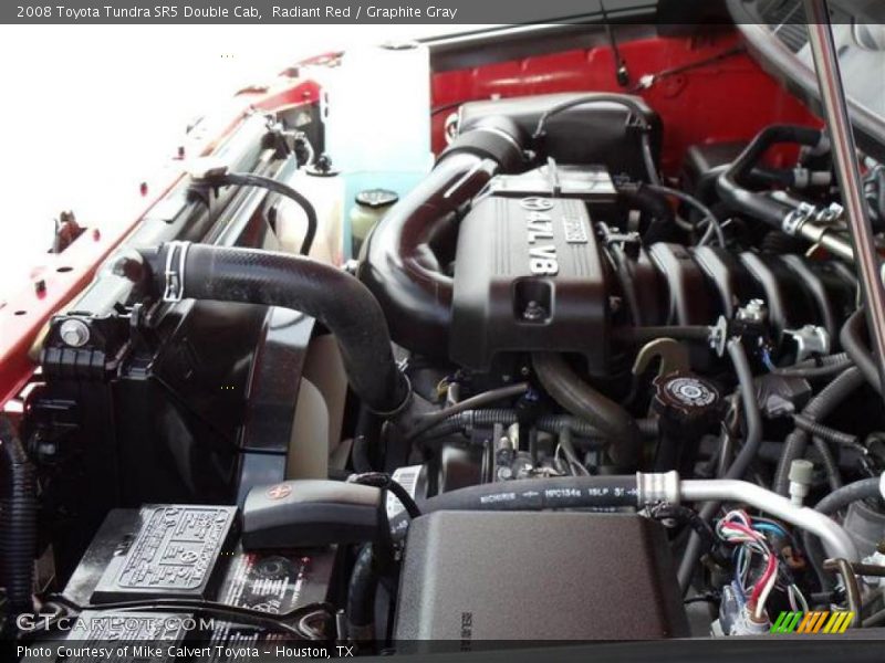 Radiant Red / Graphite Gray 2008 Toyota Tundra SR5 Double Cab