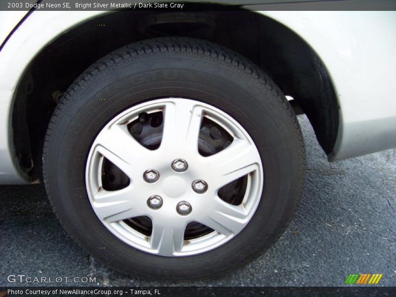 Bright Silver Metallic / Dark Slate Gray 2003 Dodge Neon SE
