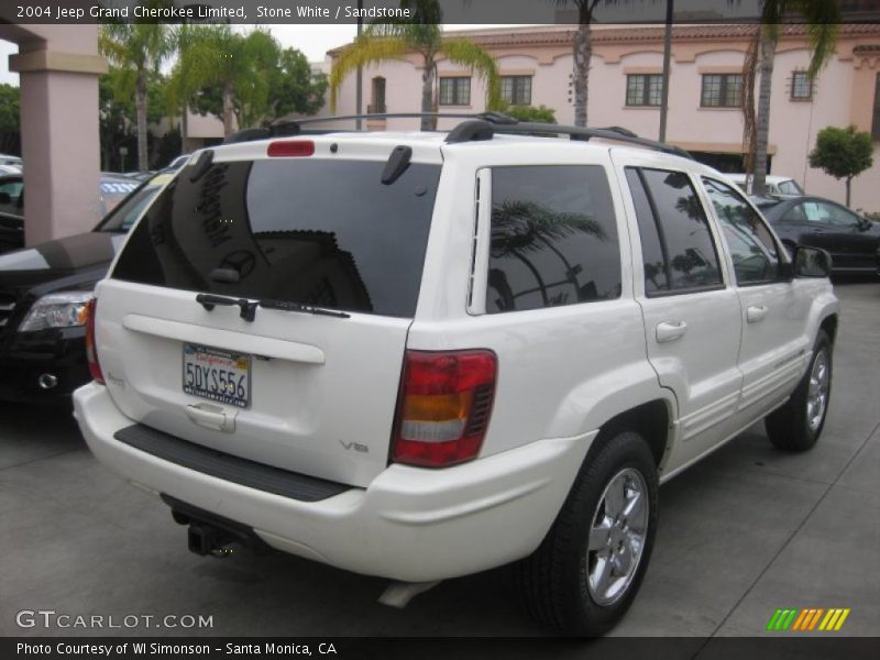 Stone White / Sandstone 2004 Jeep Grand Cherokee Limited