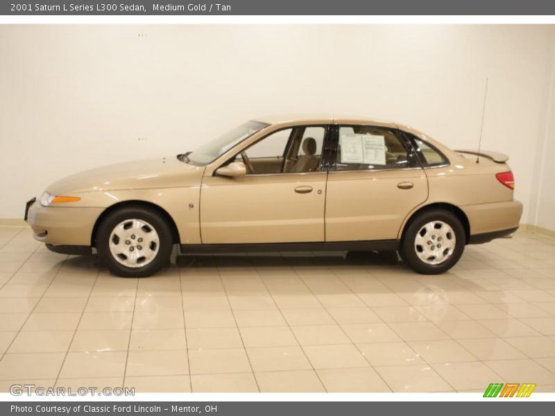 Medium Gold / Tan 2001 Saturn L Series L300 Sedan