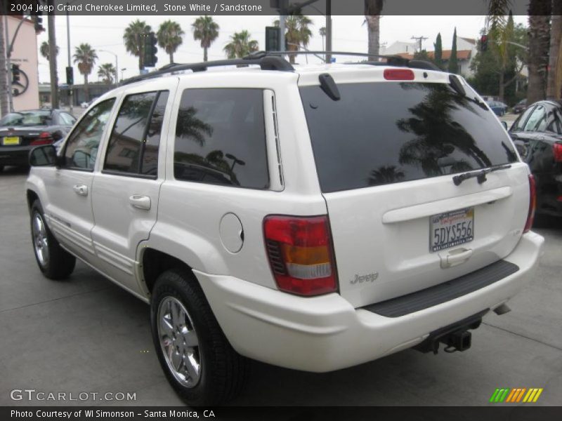 Stone White / Sandstone 2004 Jeep Grand Cherokee Limited