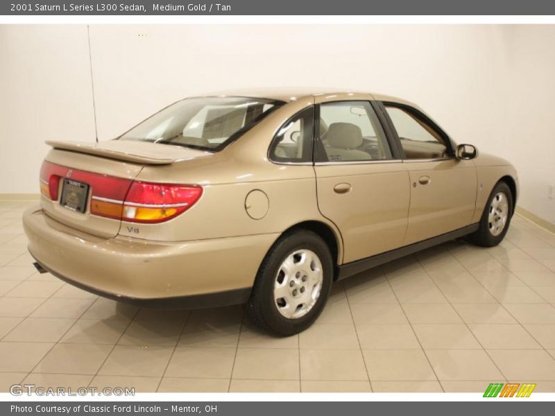 Medium Gold / Tan 2001 Saturn L Series L300 Sedan