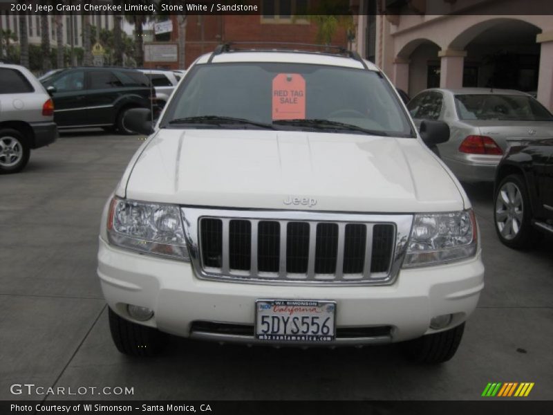 Stone White / Sandstone 2004 Jeep Grand Cherokee Limited