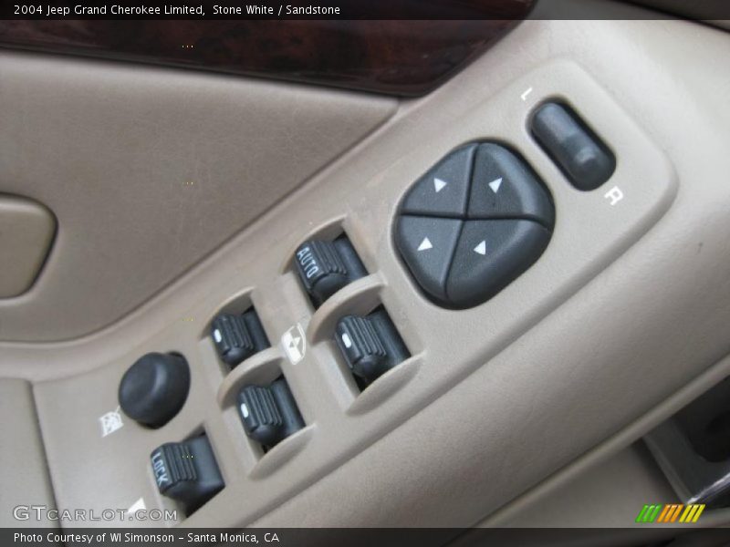 Stone White / Sandstone 2004 Jeep Grand Cherokee Limited