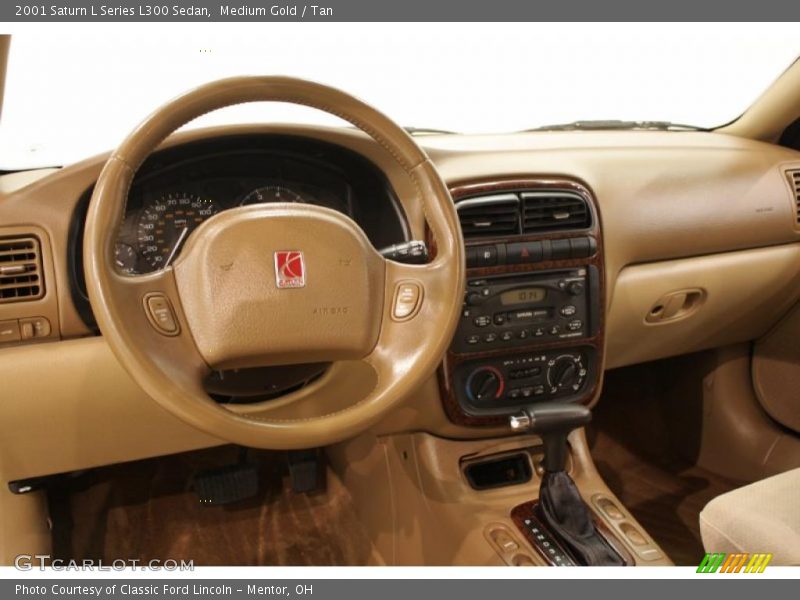 Medium Gold / Tan 2001 Saturn L Series L300 Sedan