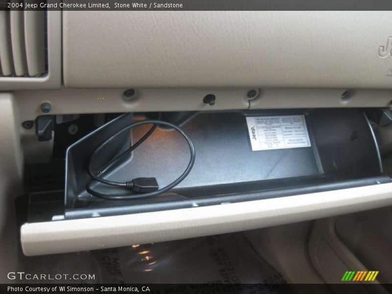 Stone White / Sandstone 2004 Jeep Grand Cherokee Limited