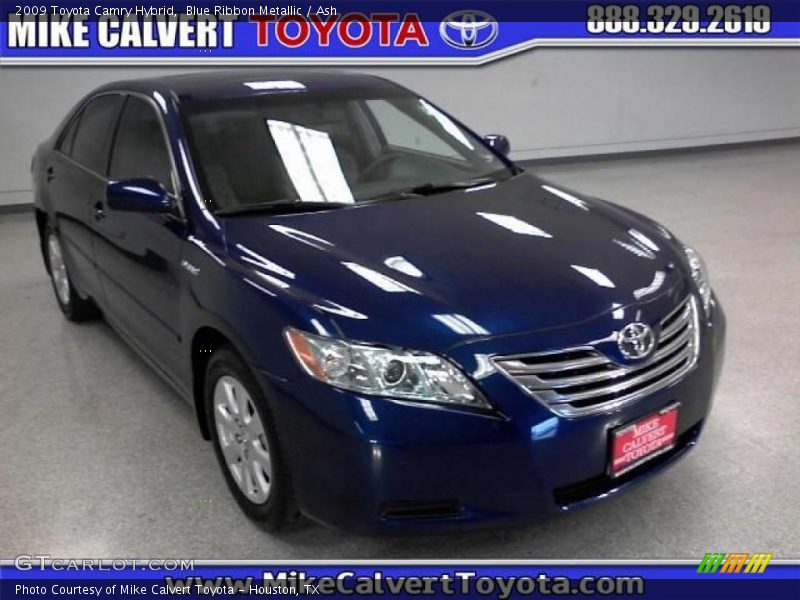 Blue Ribbon Metallic / Ash 2009 Toyota Camry Hybrid