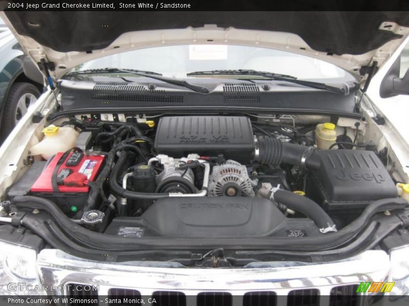 Stone White / Sandstone 2004 Jeep Grand Cherokee Limited