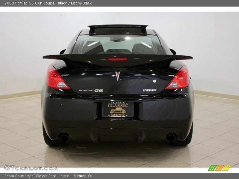 Black / Ebony Black 2008 Pontiac G6 GXP Coupe