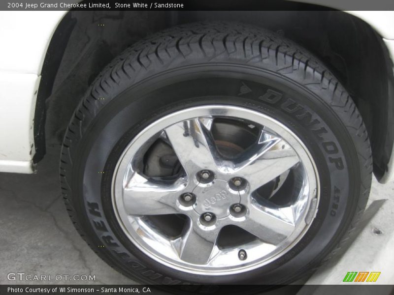 Stone White / Sandstone 2004 Jeep Grand Cherokee Limited