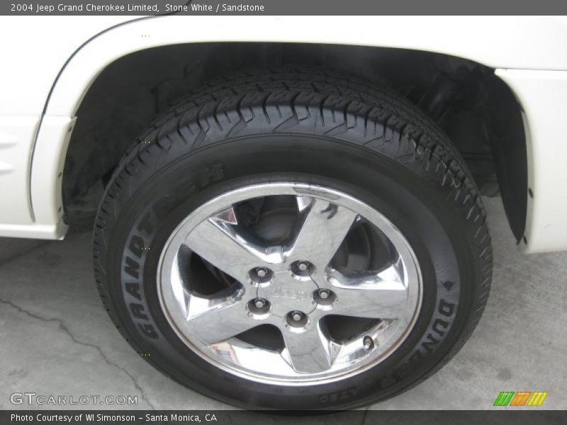 Stone White / Sandstone 2004 Jeep Grand Cherokee Limited