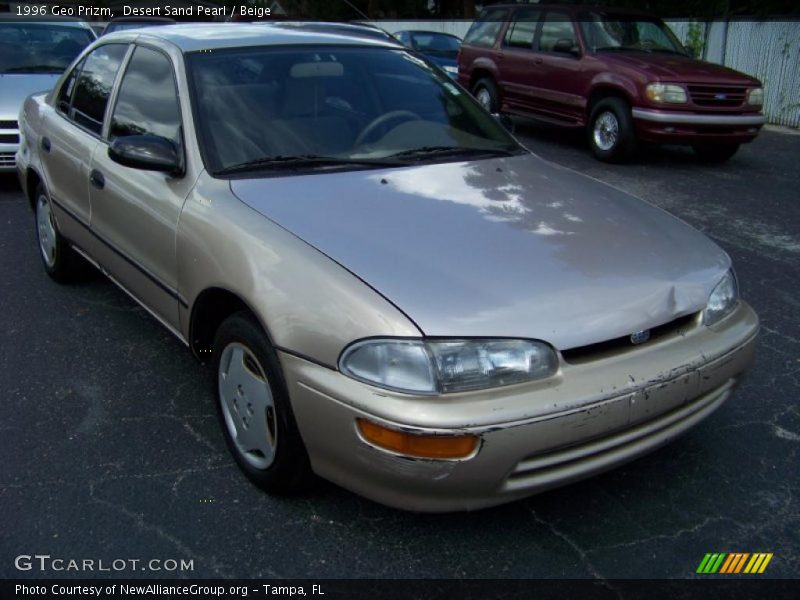 Desert Sand Pearl / Beige 1996 Geo Prizm