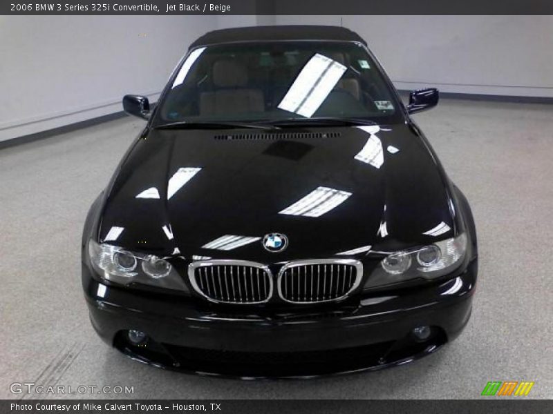 Jet Black / Beige 2006 BMW 3 Series 325i Convertible