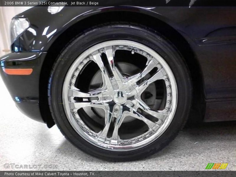 Jet Black / Beige 2006 BMW 3 Series 325i Convertible