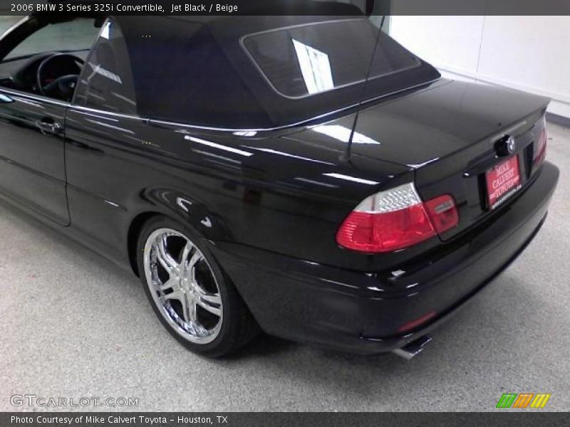 Jet Black / Beige 2006 BMW 3 Series 325i Convertible