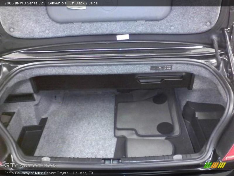 Jet Black / Beige 2006 BMW 3 Series 325i Convertible
