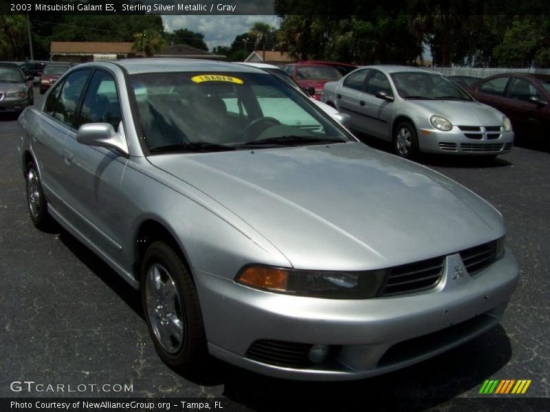 Sterling Silver Metallic / Gray 2003 Mitsubishi Galant ES