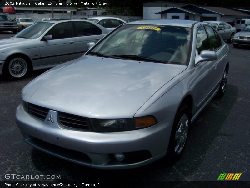 Sterling Silver Metallic / Gray 2003 Mitsubishi Galant ES