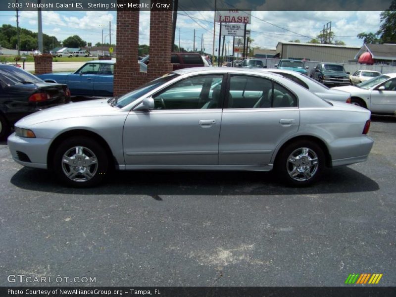 Sterling Silver Metallic / Gray 2003 Mitsubishi Galant ES