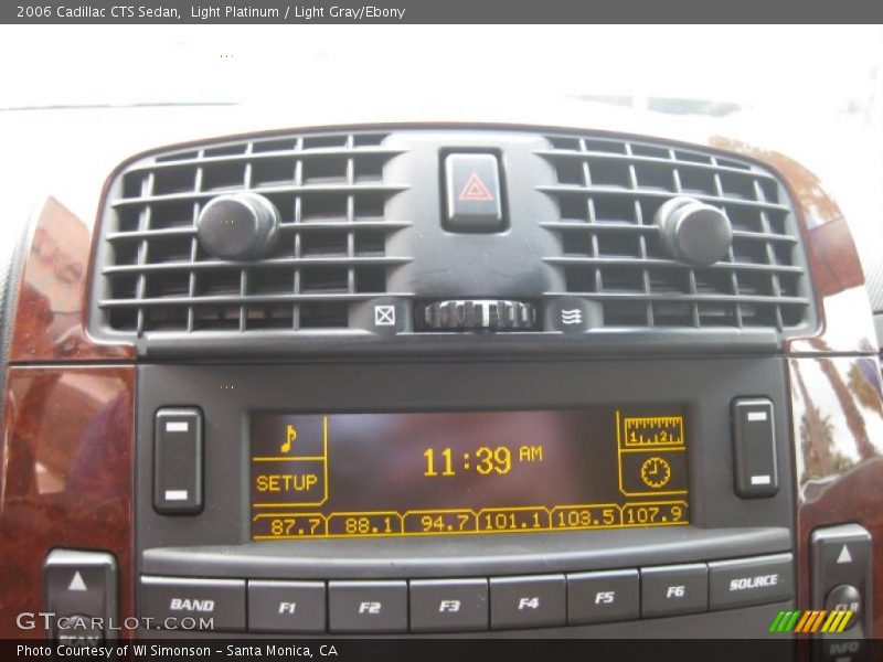 Light Platinum / Light Gray/Ebony 2006 Cadillac CTS Sedan