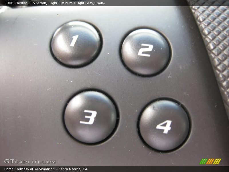 Light Platinum / Light Gray/Ebony 2006 Cadillac CTS Sedan